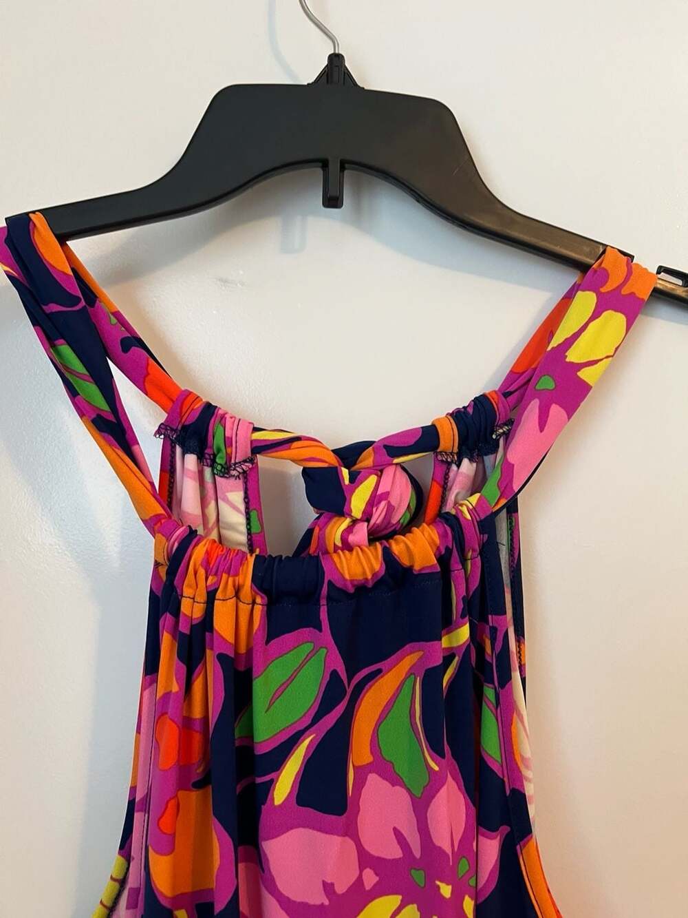 Trina Turk Tropical Floral Halter Dress Large - NWT - Picture 3 of 7